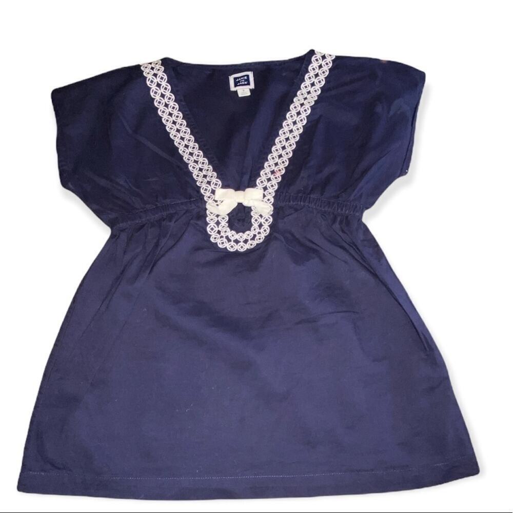 Janie and Jack Toddler Girls Embroidered Short Sleeve Top Size 3